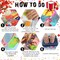 Diamond Painting Kits for Adults, Butterfly Flower Diamond Art Kits for Beginners,5D Round Full Drill Diamonds Gem Art Crafts for Home Wall Decor Gifts 14x14 Inch